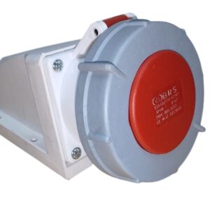 32a 5pin industrial wall socket ip67