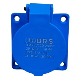 16a 3pin industrial panel socket ip44