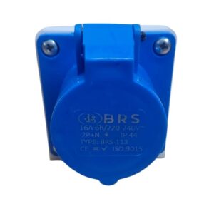 16a 3pin industrial wall socket ip44